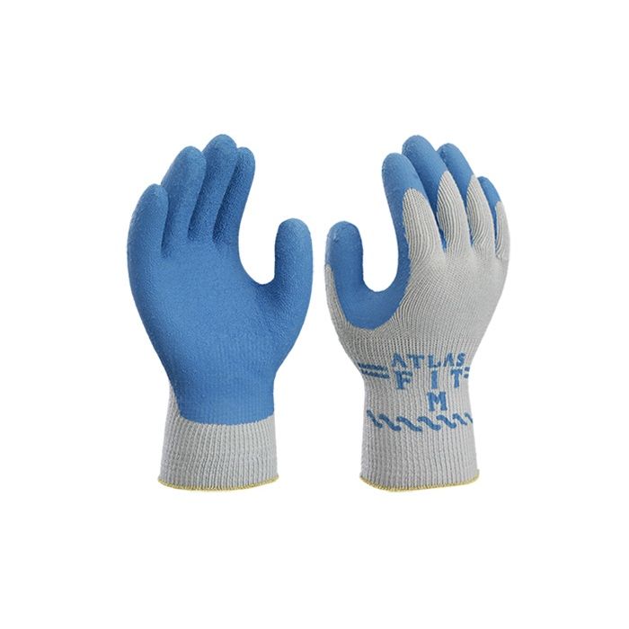 3 PAIR Atlas Fit Rubber Coated Gloves Showa 300 Size Medium *Free US Ship 