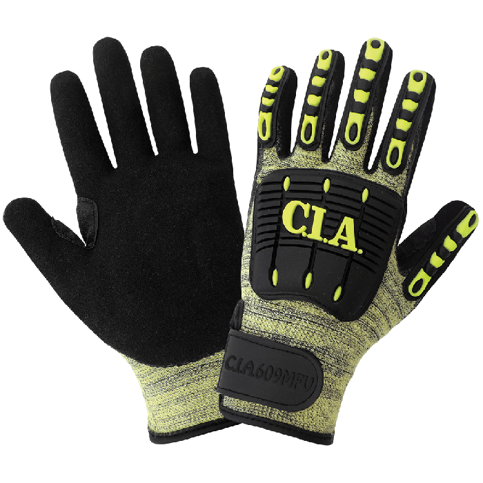 Global CIA609MFV Vise Gripster C.I.A. A5 Cut and Puncture Impact Glove