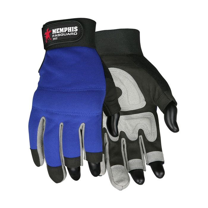 Size XL Cowhide Memphis MCR Safety Brand Industrial Work Gloves 