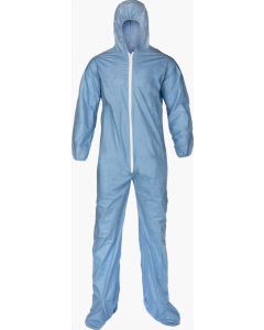 Lakeland 7414B Pyrolon Plus 2 Disposable Coverall with Elastic Wrists and Ankles, Hood and Boots