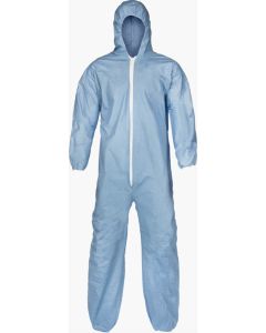 Lakeland 7428B Pyrolon Plus 2 Disposable Coverall with Elastic Wrists and Ankles Attached Hood, no Boots