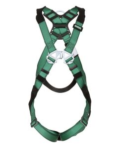 MSA 10197197 XLG V-FORM Harness with Back D-Ring Qwik-Fit Leg Straps