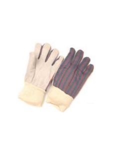 Seattle Glove 1049 Economic Leather Palm Gloves Stripe fabric back, lined palm, ladies’ (Sold by the dozen)