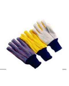 Seattle Glove 1060 Stripe fabric back, lined palm, knit wrist, mens size (sold by the dozen)
