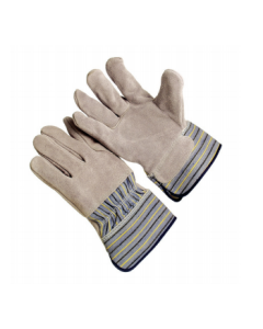 Seattle Glove 1345G Premium Select Shoulder Leather Palm Gloves 3/4 leather back, 4.5" rubb. cuff (Sold by the dozen)