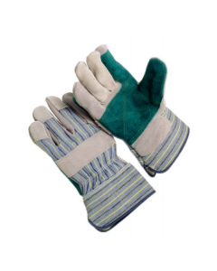 Seattle Glove 1370 2.5” rubberized cuff, lined Premium Select Shoulder Leather palm gloves (sold by the dozen)