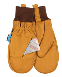 Kinco 1381KWHT Hydroflector Lined Water-Resistant Premium Grain Buffalo Mitt with Heat Pack Pocket