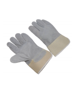 Seattle Glove 1420 Full Side split leather back, 2.5” rubberized cuff, Kevlar sewn (sold by the dozen)
