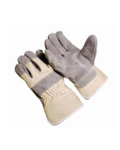 Seattle Glove 1441 Canvas back, 4.5" rubberized cuff, Kevlar sewn, side split leather  palm Gloves (Sold by the dozen)