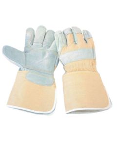Seattle Glove 1491 Canvas back, 4.5” rubberized cuff, double palm and fingers, Kevlar sewn Gloves (Sold by the dozen)