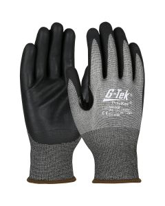 PIP 16-854 G-Tek Seamless Knit PolyKor Blended Glove with Nitrile Coated Foam Grip Touchscreen Compatible