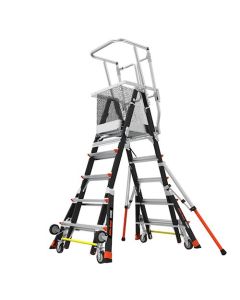 Little Giant 18509-240 Adjustable 5' - 9' Safety Cage - Type IAA Ladder