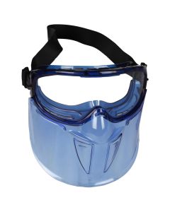 Kimberly-Clark 18629 KleenGuard V90 “The Shield" Safety Goggles with Face Shield Clear Anti-Fog Lens
