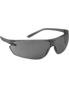 PIP 250-14-0001 Zenon Ultra-Lyte Rimless Safety Glasses with Gray Temple, Gray Lens and Anti-Scratch Coating