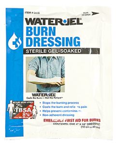 Hart Health 2972 Water-Jel Burn Dressing, sterile, 4" x 16"