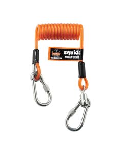 Ergodyne 19131 Squids 3130M Coiled Cable Tool Lanyard - 5lb