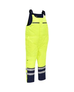 Bisley by PIP 318M6452T ANSI Class E Extreme Cold Bib Overall Yellow
