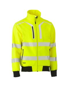 Bisley by PIP 333M6979T ANSI Type R Class 3 Soft Shell Jacket Yellow