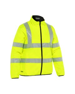 Bisley by PIP 333W6350H ANSI Type R Class 3 Women's Contoured Reversible Puffer Jacket Yellow