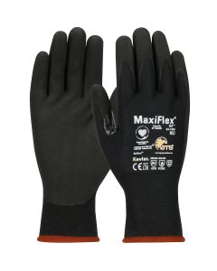 PIP 34-1743 MaxiFlex Cut Seamless Knit Kevlar Glove with Black MicroFoam Nitrile Coating