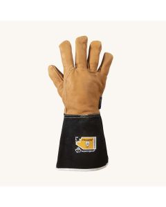 Superior 399OBGKG5 Endura Extended gauntlet metal fabrication Driver Gloves with Water and Oil Resistance
