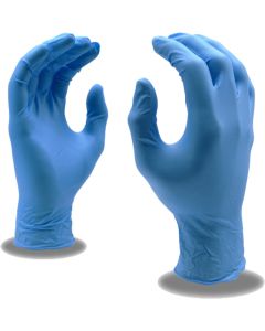 Cordova 4095 Nitri-Cor Silver Powder Free Industrial Nitrile Disposable Gloves