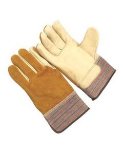 Seattle Glove 5210SB Grain leather palm, split back, 2.5” rubberized cuff Gloves (Sold by the dozen)