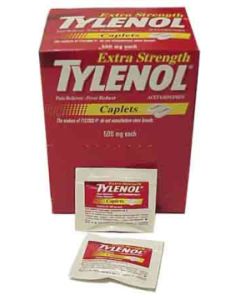 Hart Health 5488 Tylenol Extra-strength, non-aspirin, caplets, 50/2's box