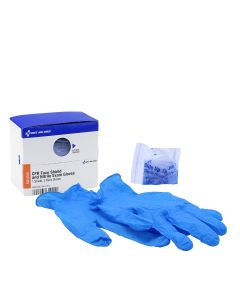 First Aid Only FAE-6015 SmartCompliance Refill CPR Face Shield & Nitrile Gloves