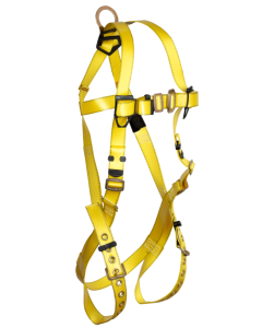 Falltech 7016PC Contractor 1D Coated Web Standard Non-belted Full Body Harness