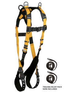 Falltech 7027B Journeyman Flex® Aluminum 3D Retrieval Non-belted Full Body Harness