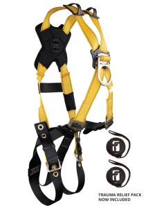 Falltech 7028 Journeyman Flex Steel 2D Cross-over Climbing Full Body Harness