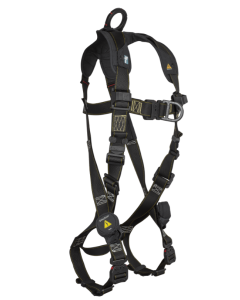 Falltech 7054BFD Arc Flash Nylon 2D Climbing Non-belted Full Body Harness, Overmolded Quick Connect Adjustments
