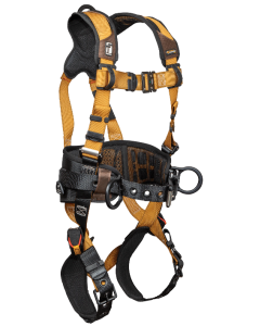 Advanced ComforTech® Gel 3D Construction Belted Full Body Harness, Tongue Buckle Leg Adjustment