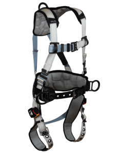 Falltech 7088BR FlowTech LTE 3D Construction Belted Full Body Harness, Tongue Buckle Leg Adjustment, Suspension Trauma Relief System