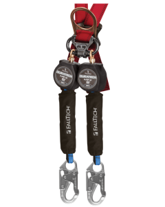 Falltech 72706TB1 6' DuraTech Mini Class 1 Personal SRL-P with Steel Snap Hooks, Includes Steel Dorsal Connecting Carabiner