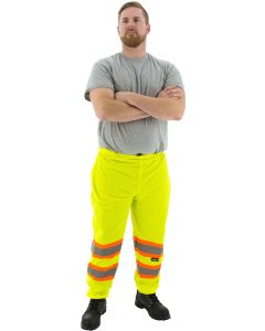 Majestic 75-2501 High Visibility Pants with DOT Striping, ANSI E