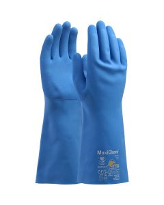 PIP 76-730 MaxiChem Latex Blend Coated Glove with Nylon Elastane Liner and Non-Slip Grip on Palm & Fingers