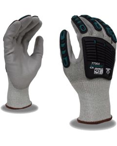 Cordova 7736A Ogre CR 13-Gauge HPPE A6 Cut Resistant Polyurethane Dipped Impact  Level 2 Glove