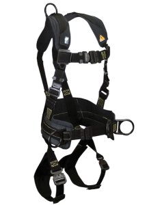 Falltech 8073QC Arc Flash Nomex 3D Construction Belted Full Body Harness, Overmolded Quick Connect Adjustments