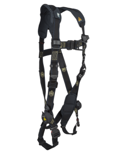 Falltech 8078FDQC Arc Flash Nomex 2D Climbing Non-Belted Full Body Harness, Overmolded Quick Connect Adjustments