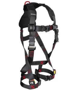 Falltech 8141B FT-Iron 1D Standard Non-Belted Full Body Harness, Quick Connect Buckle Leg Adjustment