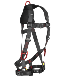 Falltech 8142 FT-Iron 3D Standard Non-belted Full Body Harness, Tongue Buckle Leg Adjustment