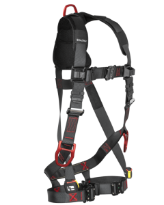 Falltech 8142QC FT-Iron 3D Standard Non-belted Full Body Harness, Quick Connect Buckle Leg Adjustment
