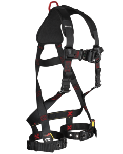 Falltech 8143BFD FT-Iron 2D Climbing Non-Belted Full Body Harness, Tongue Buckle Leg Adjustments