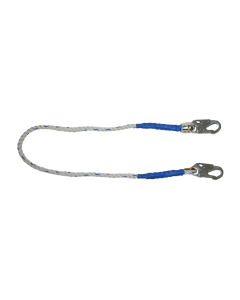 Falltech 8156 6' Rope Restraint Lanyard, Fixed-length with Steel Snap Hooks
