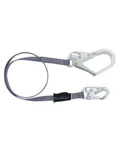 Falltech 82063 6' Web Restraint Lanyard, Fixed-length with Steel Connectors