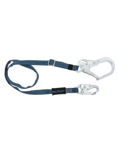 Falltech 82093 4' to 6' Adjustable Length Restraint Lanyard with Steel Connectors