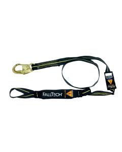 Falltech 8242L 6' Arc Flash Energy Absorbing Lanyard, Single-leg with Choke-loop with Steel Snap Hook