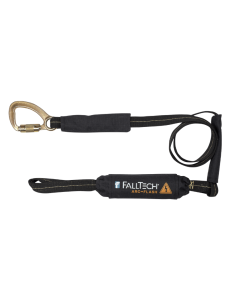 Falltech 8242LB 6' Arc Flash Energy Absorbing Lanyard, Single-leg with Choke-loop and Steel Snap Hook
